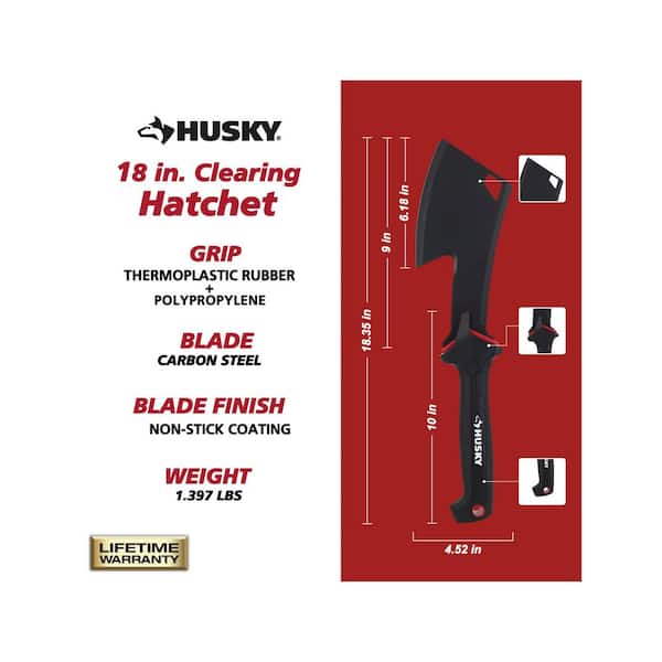 9 in. Steel Blade Clearing Hatchet