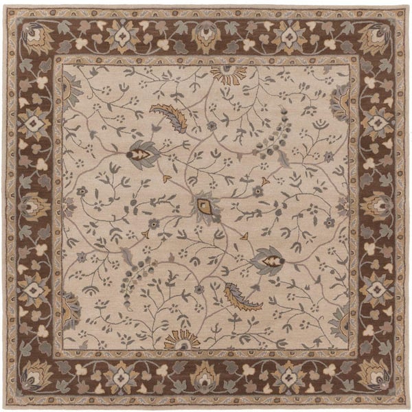 Artistic Weavers Elam Chocolate 10 ft. x 10 ft. Square Indoor Area Rug