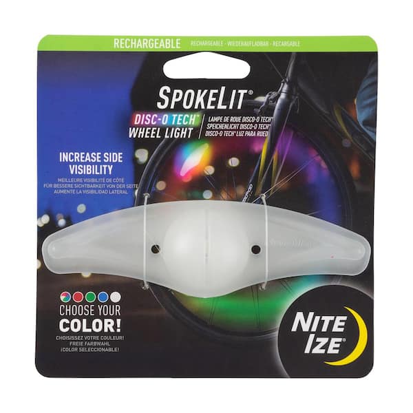 Nite Ize SpokeLit Rechargeable Wheel Light-Disc-O Tech