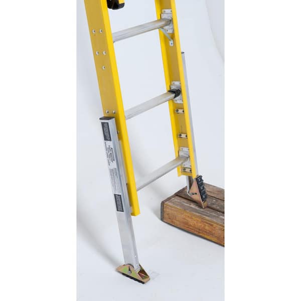 Details about   16' Werner Fiberglass Extension Trestle Ladder Extends to 26' 
