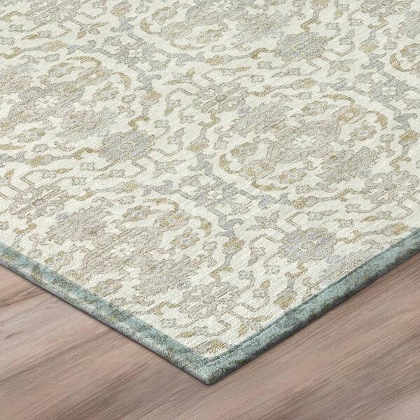 Chantille Machine Washable Indoor/Outdoor Abstract ACN2917 Ivory 3 ft. x 4 ft. Area Rug