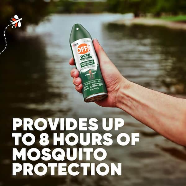 Deep Woods Insect Repellent V, Up to 8 Hours of Mosquito Protection, 6 oz. (2-Pack)