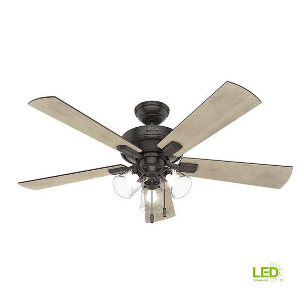 Hunter Eco-Air 52 in. Brushed Nickel Ceiling Fan-DISCONTINUED