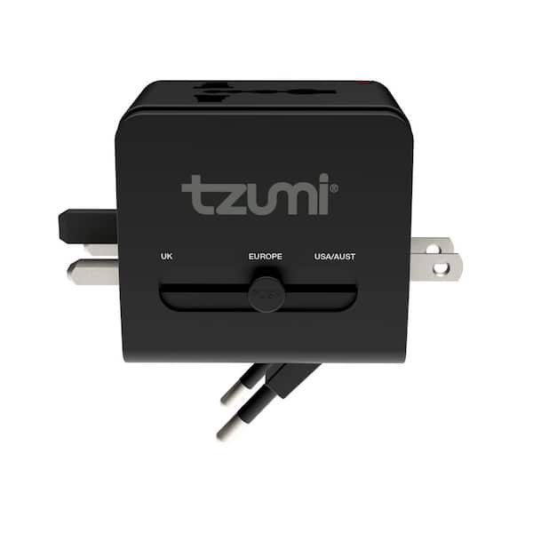 Tzumi 2-in-1 Lightning to Headphone Audio and Charger Adapter 7486HD - The  Home Depot