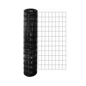 36 in. x 50 ft. Black 2 Coating Metal Wire Mesh 2 Inch x 4 Inch 15GA for Garden Border Fencing