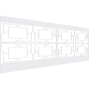 36 in. H x 94-1/2 in. W 23.64 sq. ft. Monument PVC Wainscot Paneling Kit