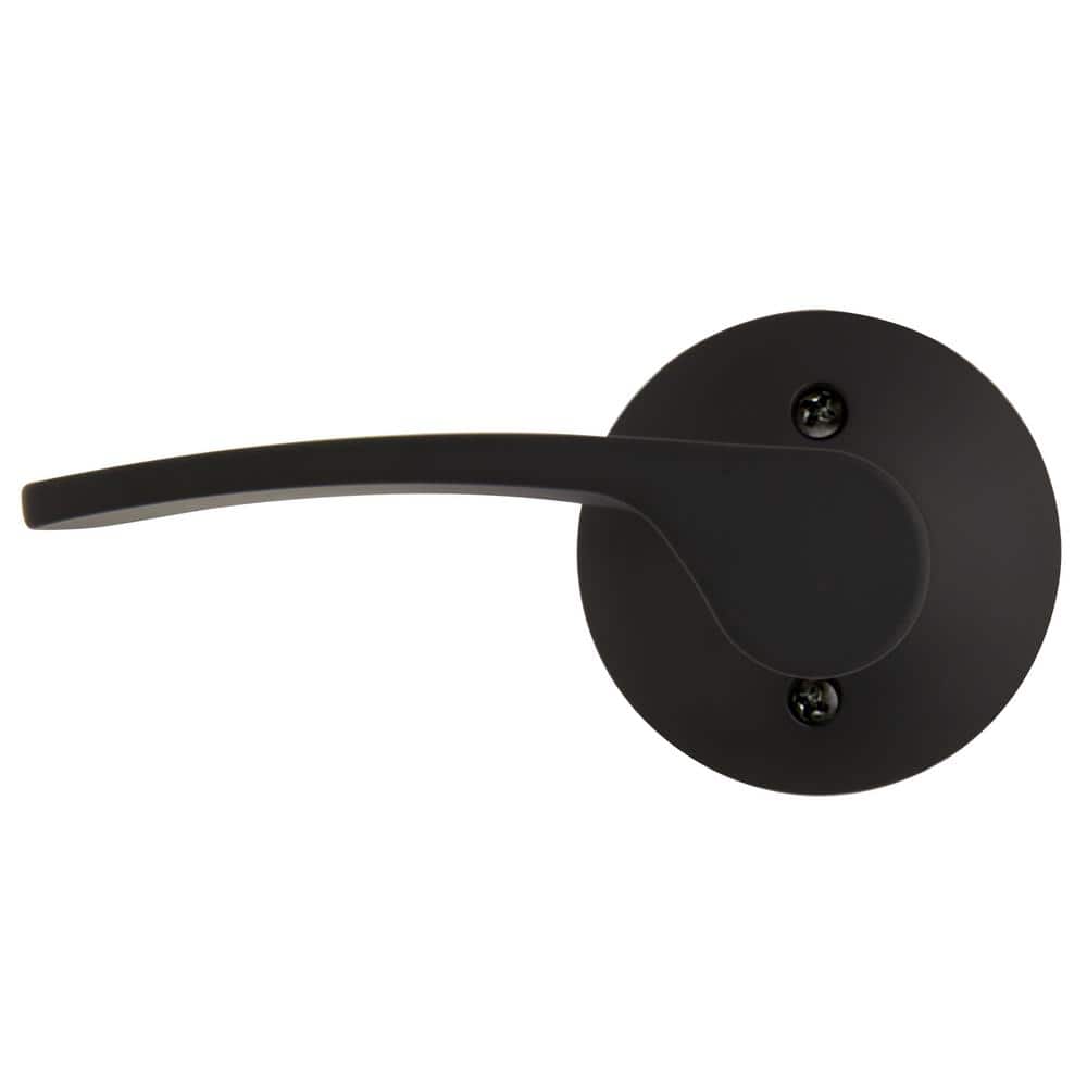 Kensington Matte Black Left Handed Dummy Door Lever