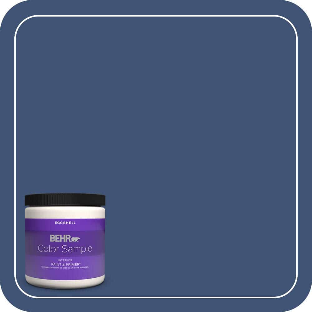 8 oz. #600D-7 Daring Indigo Eggshell Enamel Interior Paint & Primer Color Sample price history on PriceWatchPro