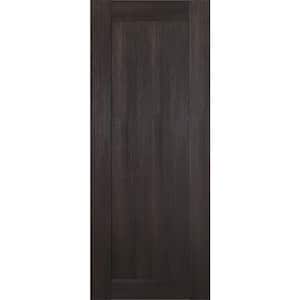 Vona 07 30 in. W x 80 in. H x 1-3/4 in. D 1-Panel Solid Core Veralinga Oak Wood Interior Door Slab