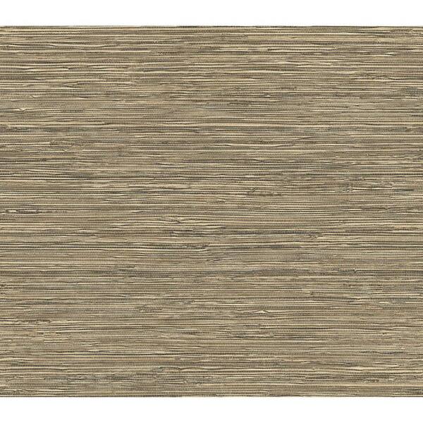 The Wallpaper Company 8 in. x 10 in. Neutral Grass Cloth Wallpaper Sample