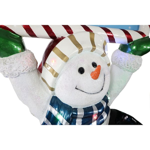 Fraser Hill Farm 5 ft. LED Christmas Stacking Snowman Pair with Musical Countdown  Clock FFRS062-SNM3-WT - The Home Depot