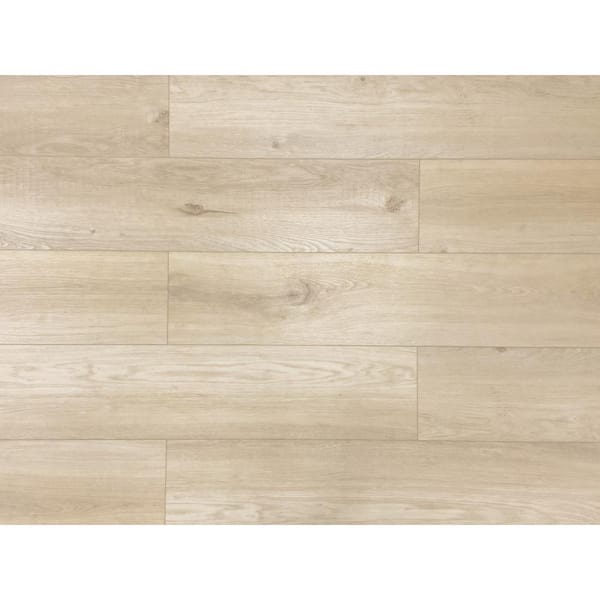 Montserrat Paragon Lokai White 20 MIL x 9 in. W x 60 in. L SPC Waterproof Click Lock Vinyl Plank Flooring (18.71 sq. ft./case)