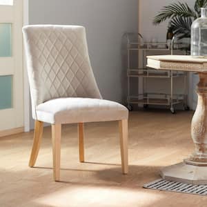 White Wood Contemporary Dining Chair (Set of 2)