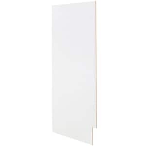 0.25 in. x 30 in. x 12 in. Matching Wall Cabinet End Panel in Satin White