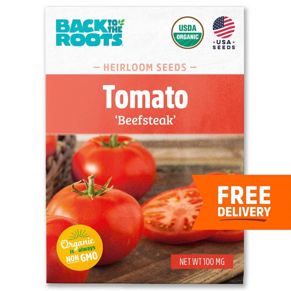 Back to the Roots Organic Beefsteak Tomato Seed (1-Pack) 46069