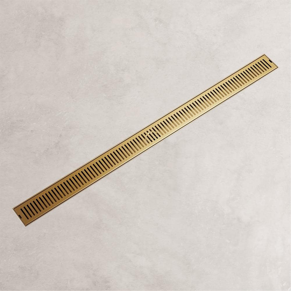 Elan 36" Matte Brushed Gold Linear Shower Drain