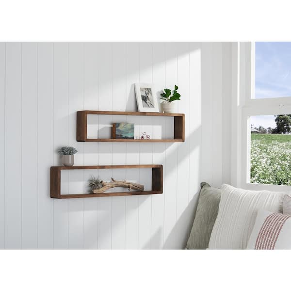 1 2 3 4 WOOD SHELF WALNUT 4点セット 新品 walnut-bookcases-bookshelves-
