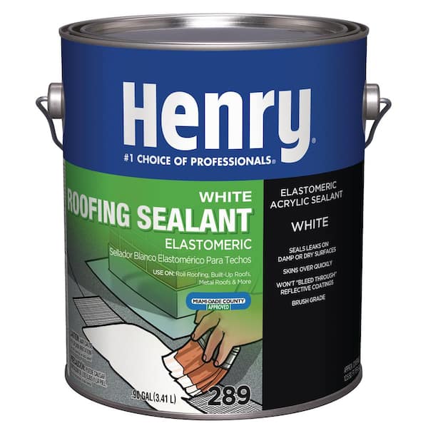 Henry 289 Elastomeric White Roofing Sealant 0.90 gal.