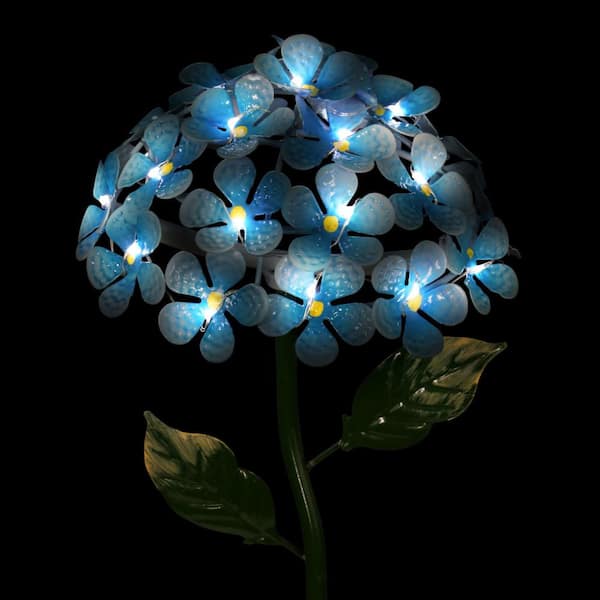 Have a question about Exhart Solar Hydrangea 1.77 ft. Teal