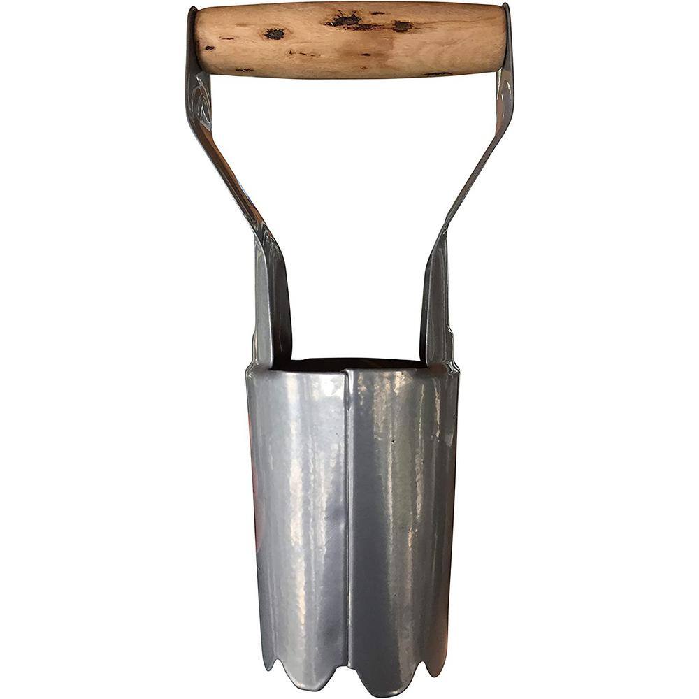 Classic High Carbon Steel Bulb Planter with Wood Handle