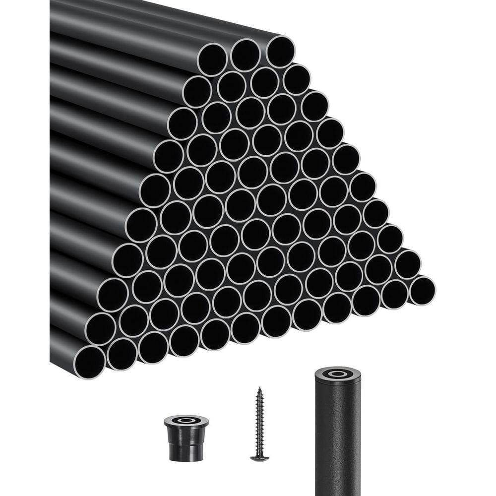 Staircase Balusters 101 Pack, 26 in. Aluminum Stair Balusters, 3/4 in. Water-Proof Round Metal Spindle Railing price history on PriceWatchPro