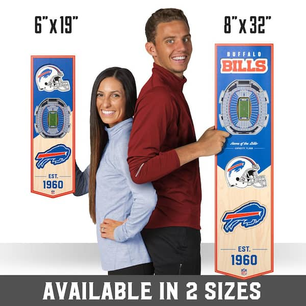 Nfl Buffalo Bills 3d Logo Series Wall Art - 12x12 : Target