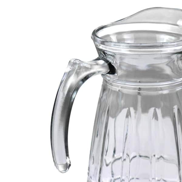 GIBSON HOME Jewelite Glass 1.7 qt. s Pitcher and Tumbler Set 985116953M -  The Home Depot