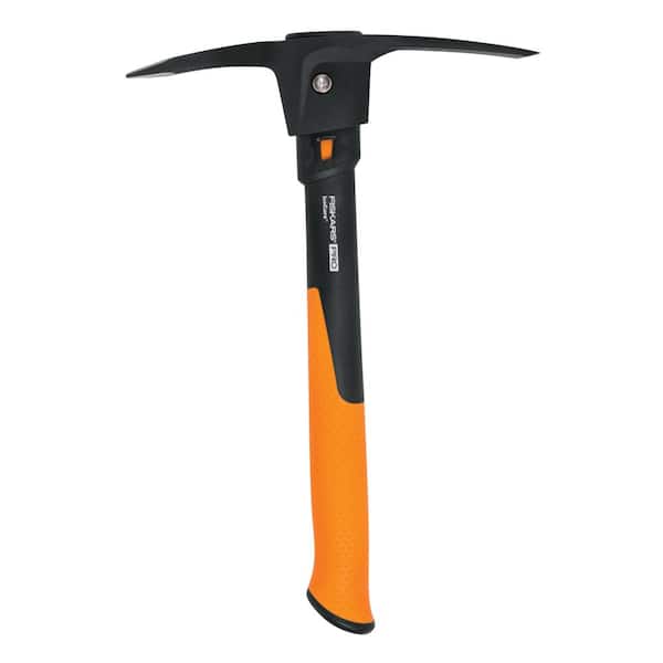 Fiskars Pro IsoCore 1.5 lbs. 14 in. Pickaxe with 14 in. Shock Absorbing Handle