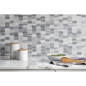Harlow Picket 12 in. x 12 in. Mixed Multi-Surface Mosaic Tile (1 sq. ft. / each)