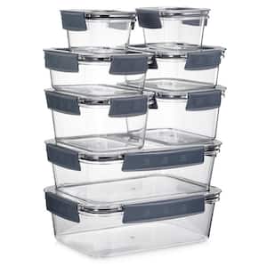 Airtight Food Storage Containers with Lids 16 Piece - BPA Free, Leak Proof for Store Leftovers, Meal Prep Set