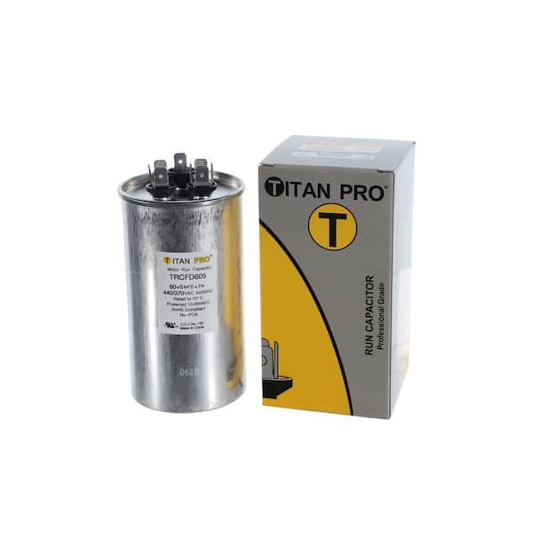 PACKARD TITAN PRO 60 Plus 5 MFD 440/370V Dual Voltage Round
