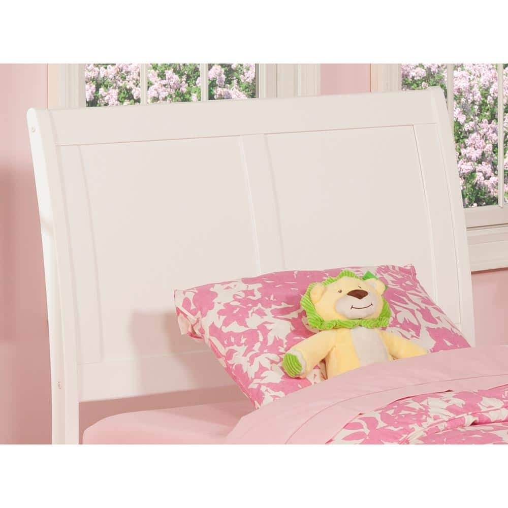 AFI Portland Twin Solid Wood White Headboard AR289822 The Home Depot   White Afi Headboards Ar289822 64 1000 