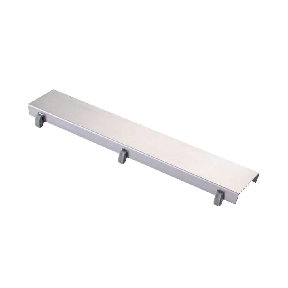 2.75 in W x 12 in D Stainless Steel Decorative Drain Cover with Brushed Nickel price history on PriceWatchPro