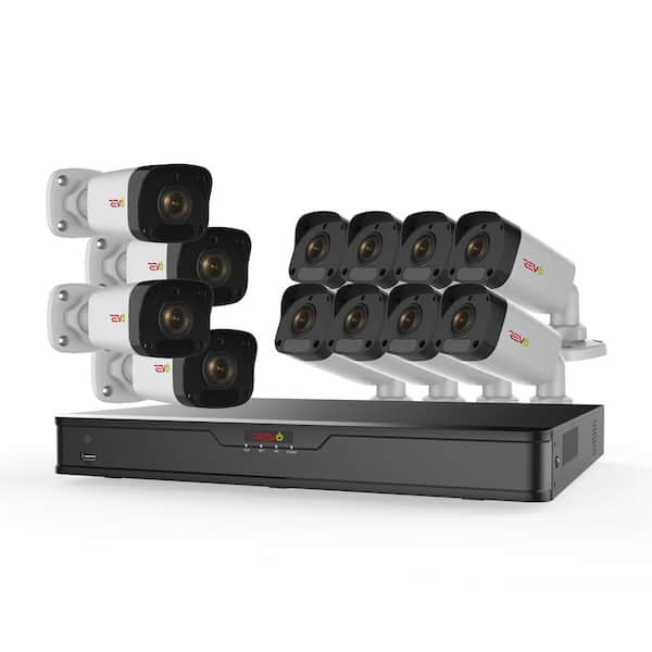 Revo Ultra HD 16-Channel 3TB Surveillance NVR System with (12) 2 Megapixel Cameras