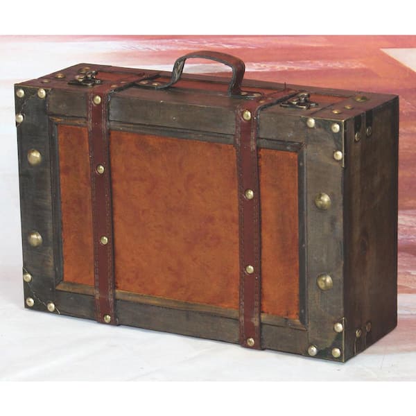 Reviews for Vintiquewise Wooden Vintage Luggage Trunks - Antique