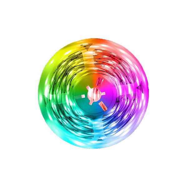 130ft. Indoor RGB Plug-In Integrated LED Strip Rope light 1-Pack