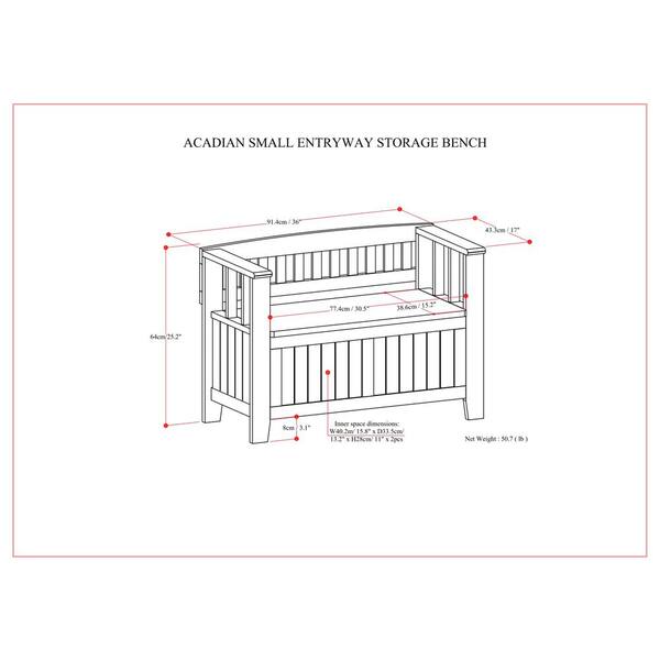 Kate And Laurel Ulla Console Table - 36x13x30 - Rustic Brown - View #2