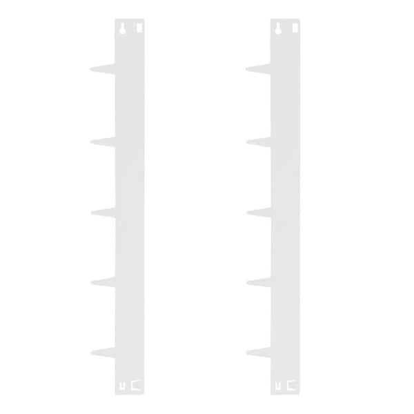 WTVWTV 42 L x 0.1 H x 8 in. W Steel Lawn Edging Garden Edging Landscape Edging Border Edging for Landscaping White (2-Pieces)