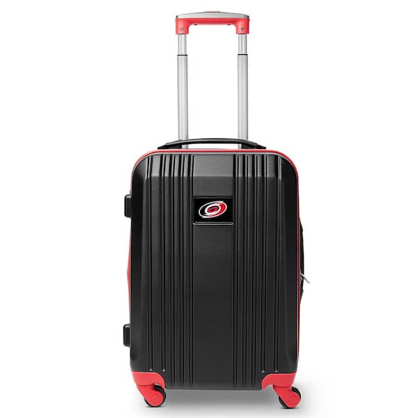 Denco NHL Carolina Hurricanes 21 in. Hardcase 2-Tone Luggage Carry-On Spinner Suitcase
