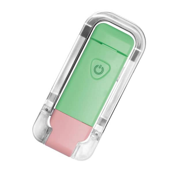 Flexible 5 Volt 25 Lumen Integrated LED Clamp Work Light Battery Operated 4.1 in. Tool Only in Green & Pink