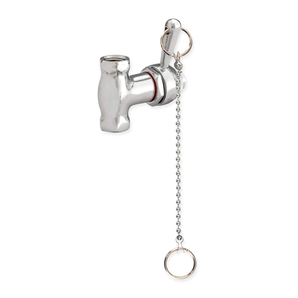 Chrome Brass Self-Closing Pull Chain Shower Valve