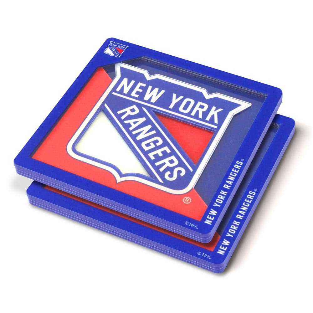 YouTheFan NHL New York Rangers 3D Logo Series Coasters 4601617 - The ...