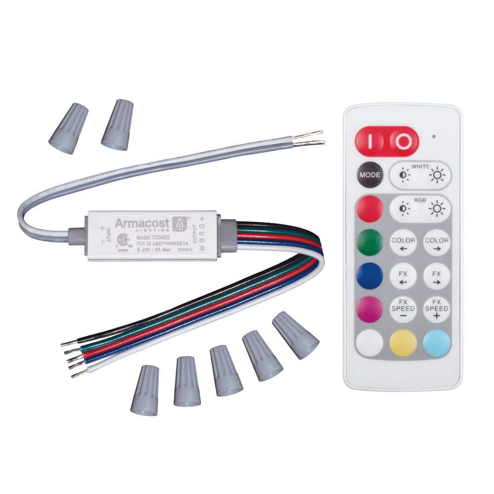 Armacost Lighting 723422 Slimline LED Wireless Remote Controller, White, Size: One Size