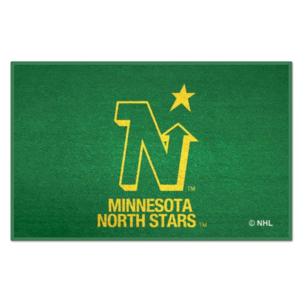 FANMATS NHL Retro Minnesota North Stars Green 2 ft. x 3 ft. Starter Mat Area Rug
