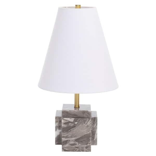 Maia 22 in. Gray Table Lamp