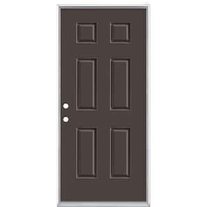 MMI Door 36 in. x 80 in. Right-Hand Inswing 6-Panel Classic