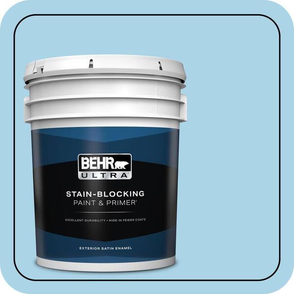 BEHR ULTRA 5 gal. #550C-3 Monaco Satin Enamel Exterior Paint & Primer