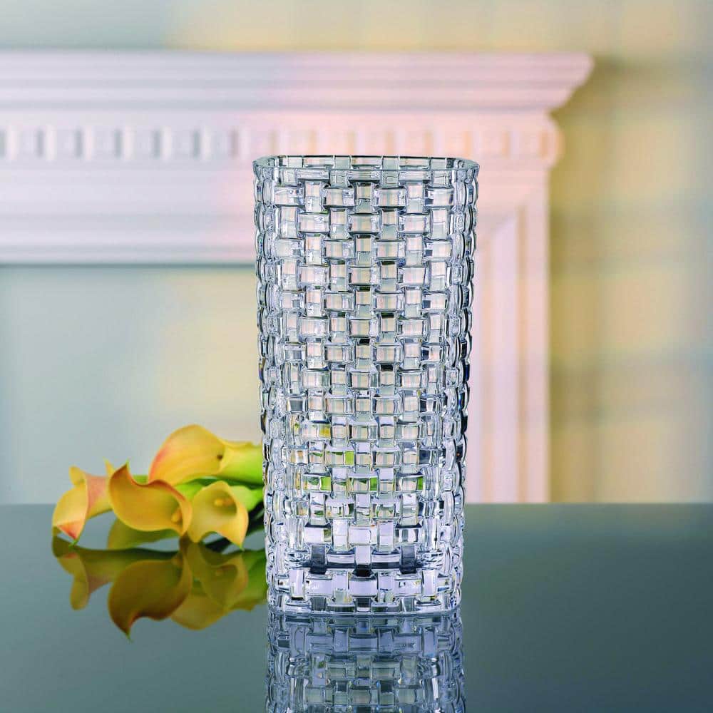 Nachtmann 8 in. Clear Bossa Nova Crystal Vase N82088 - The Home Depot