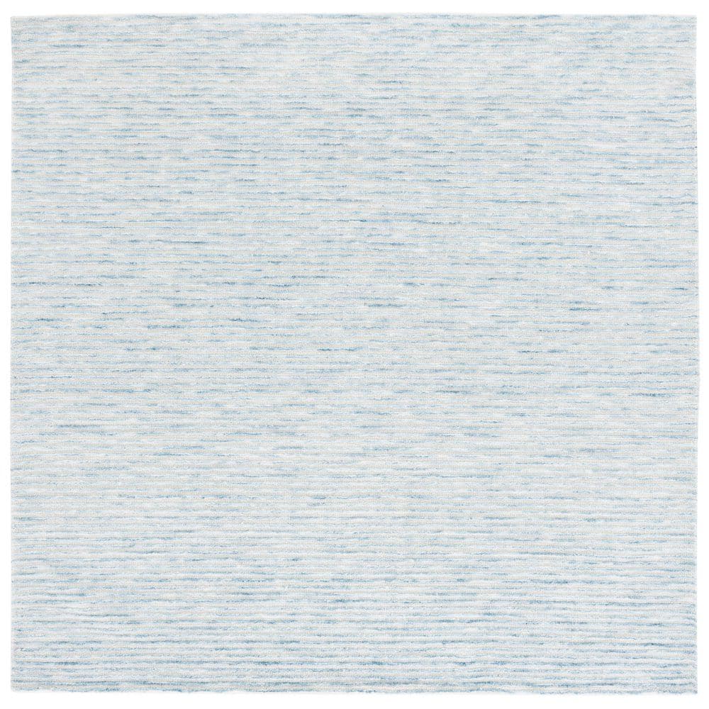 Audrey 6 ft. x 6 ft. Blue/Ivory Parallel Striped square Area Rug price history on PriceWatchPro