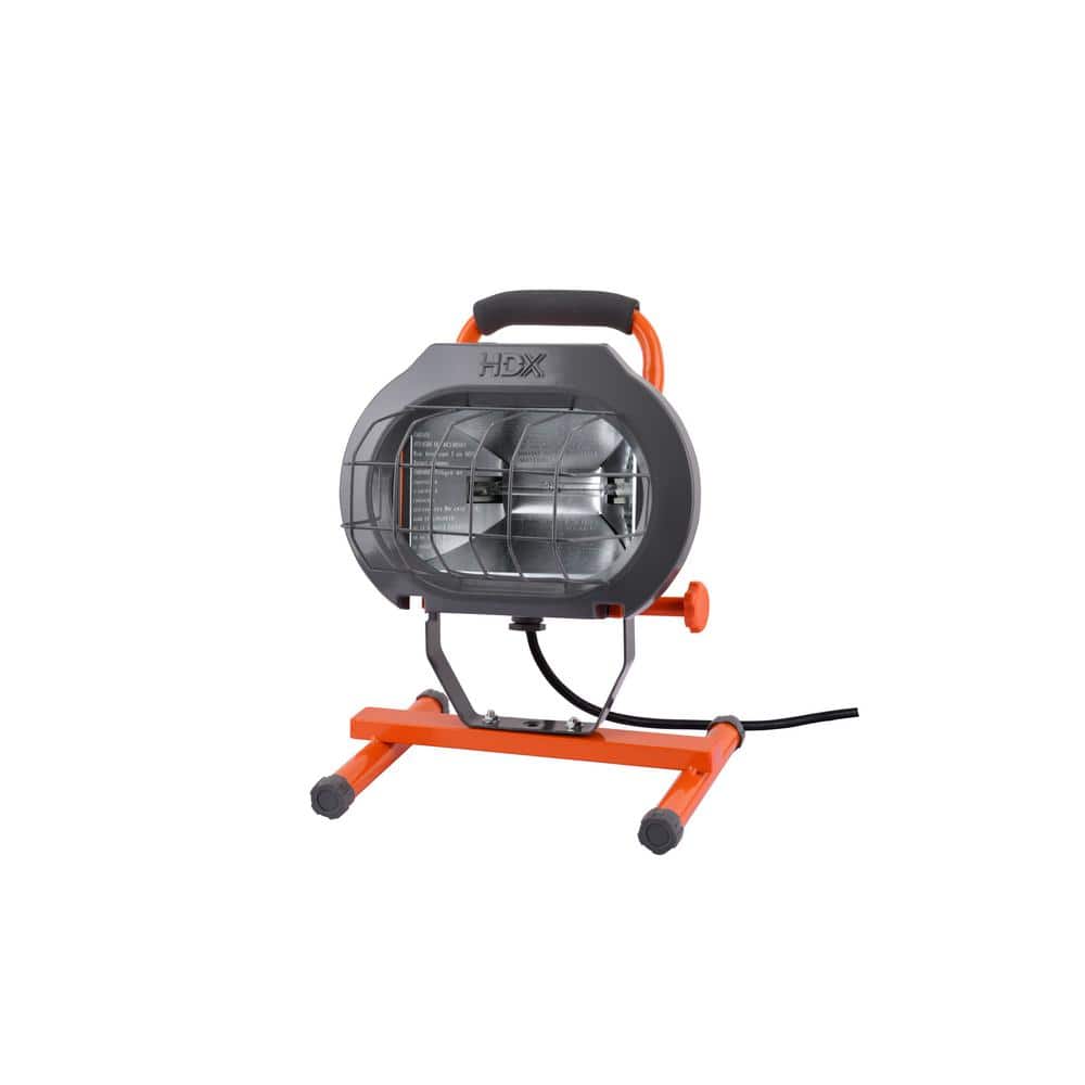 HDX 600-Watt Halogen Portable Work Light LG351-600W - The Home Depot